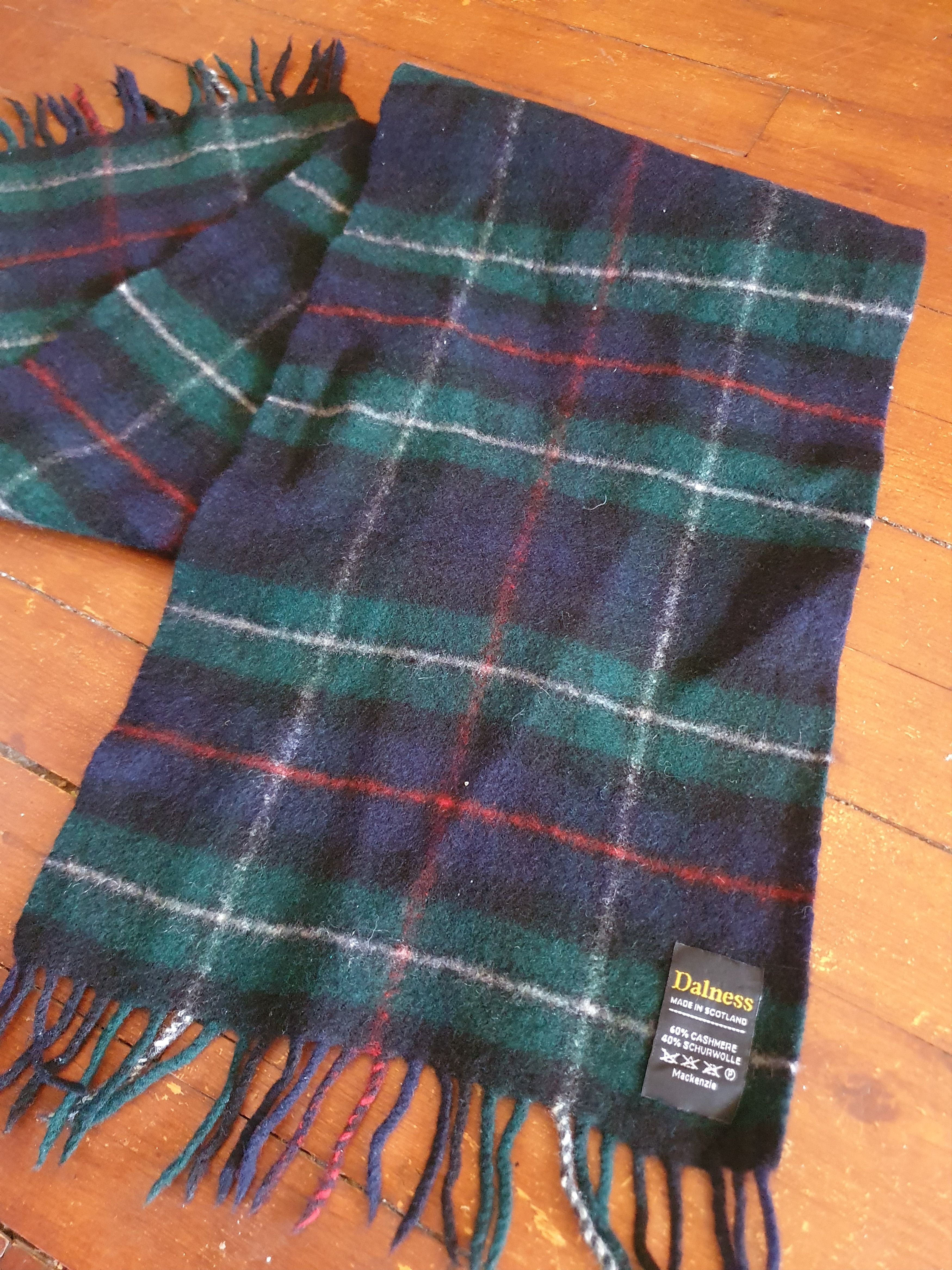 Other Dalness Scarf Made in Scotland Cashmere Blend Plaids&Checks Size ONE SIZE - 1 Thumbnail