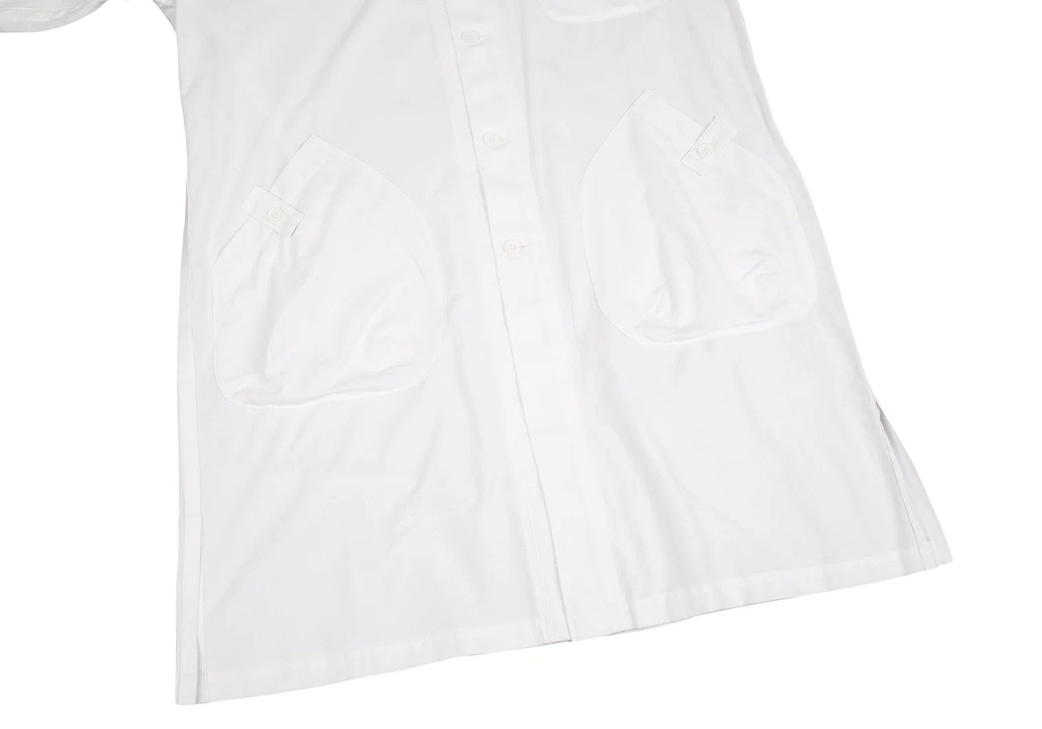 Yohji Yamamoto Yohji Yamamoto Cotton Front Margin Shirt Coat Size US L / EU 52-54 / 3 - 10 Thumbnail