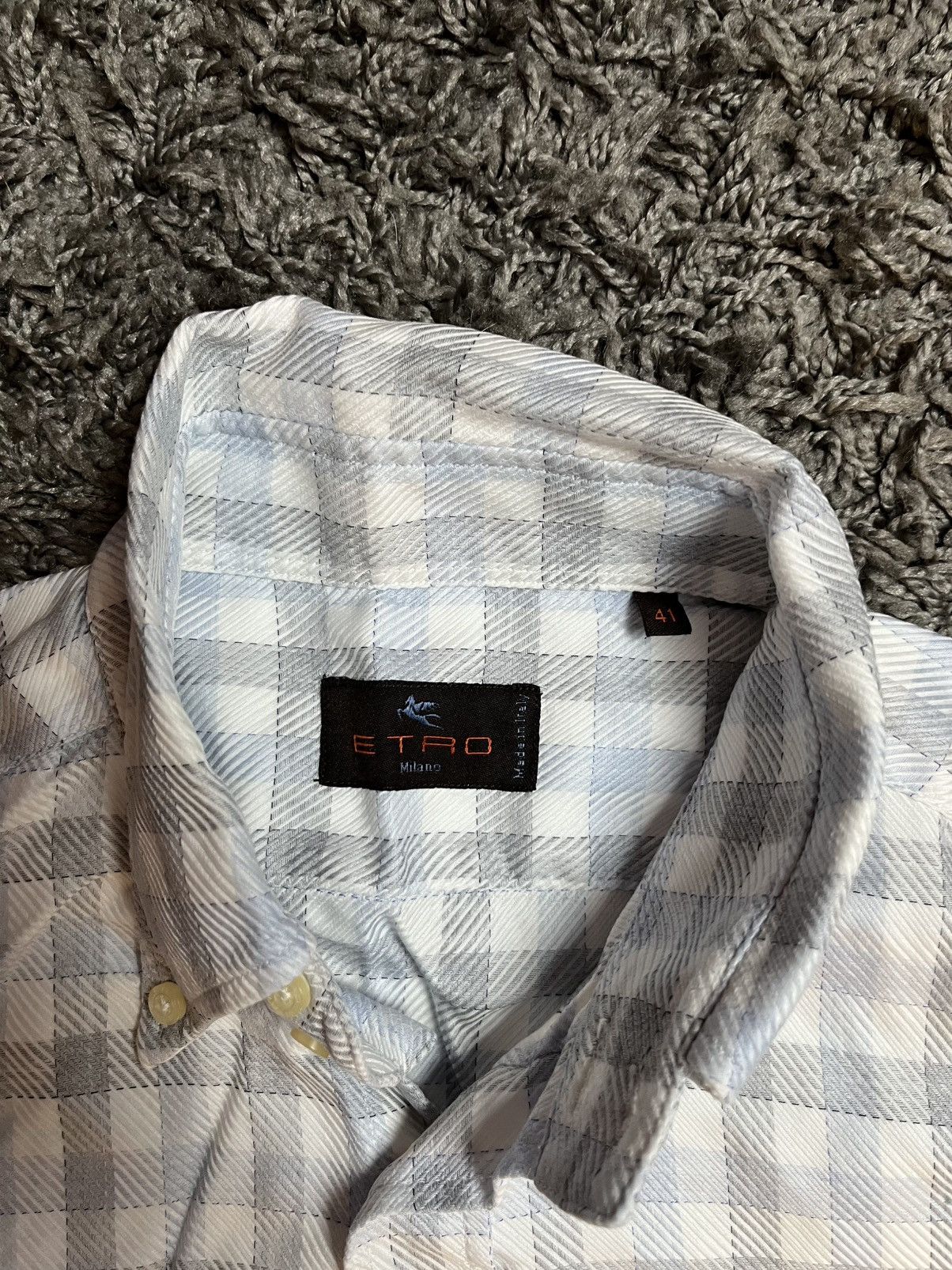 Etro Etro Milano Tattersall Check Button-Down Shirt - Size 41 Size US L / EU 52-54 / 3 - 5 Thumbnail