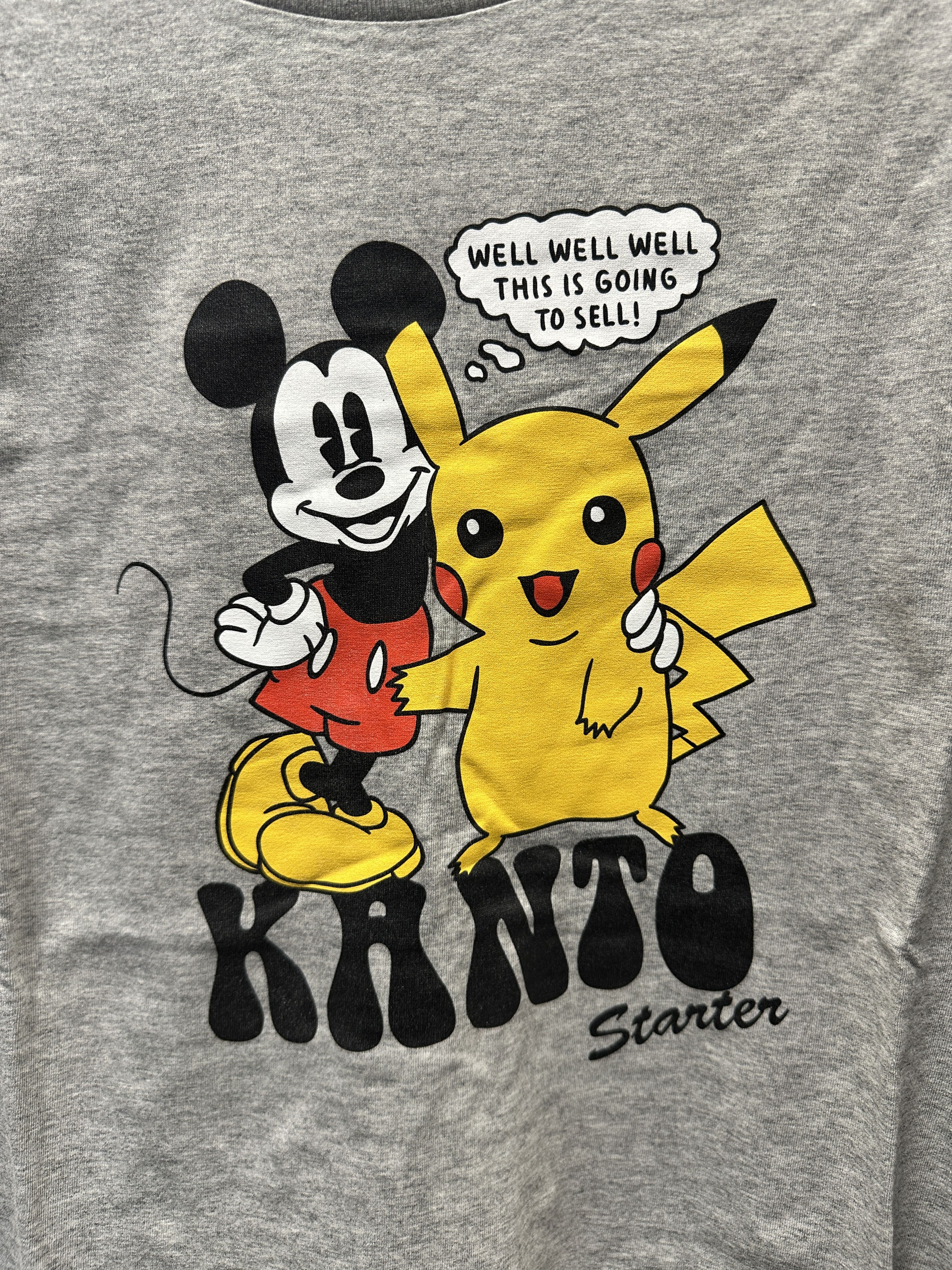 Kanto Starter Kanto Starter Pokemon Mickey Pikachu Tee Large Size US L / EU 52-54 / 3 - 2 Thumbnail