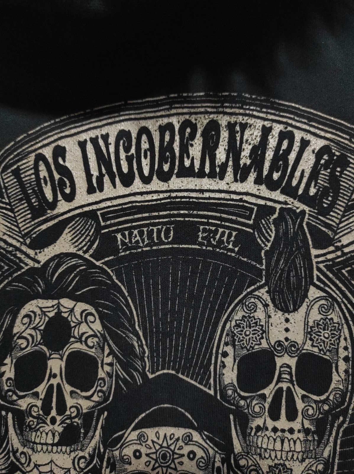 Japanese Brand Los Ingobernables de japon skull fur hoodie LGB style Size US M / EU 48-50 / 2 - 13 Thumbnail