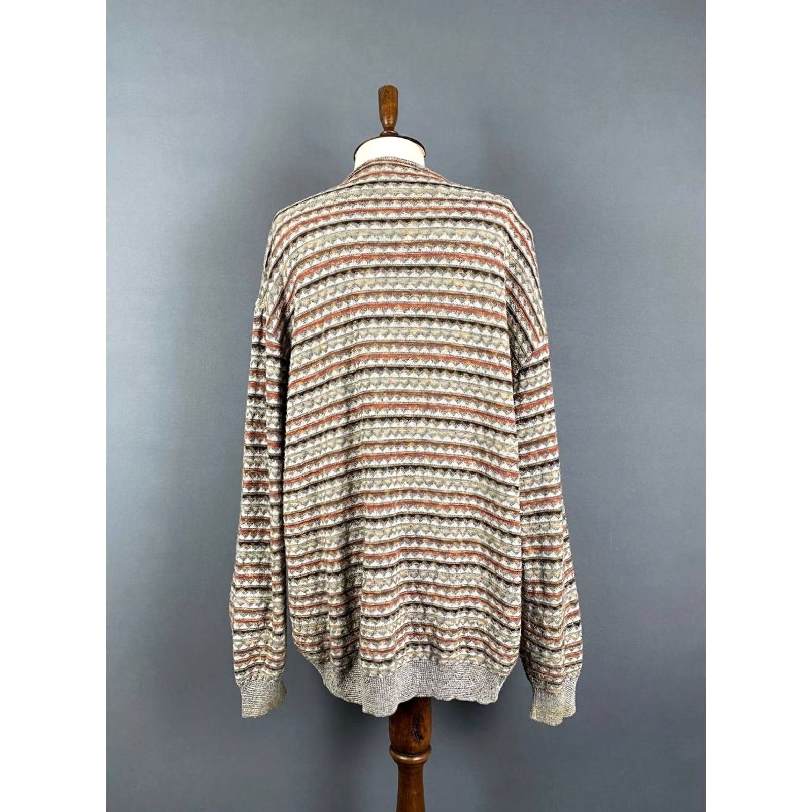 Missoni Missoni Sweater Mens XL Sport Men Cardigan Multicolor Viscose Long Sleeve Button Size US XL / EU 56 / 4 - 2 Thumbnail