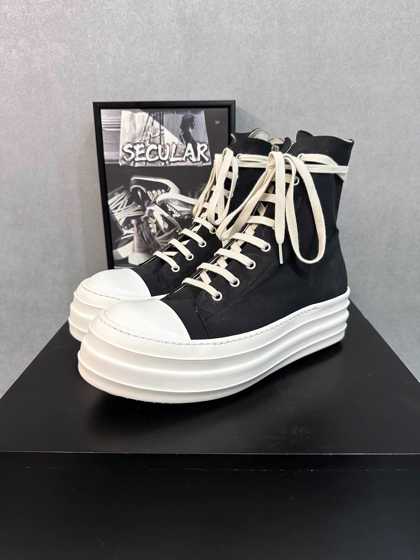 Rick Owens Rick Owens Double Sole Ramones K34 Size US 10 / EU 43 - 2 Thumbnail