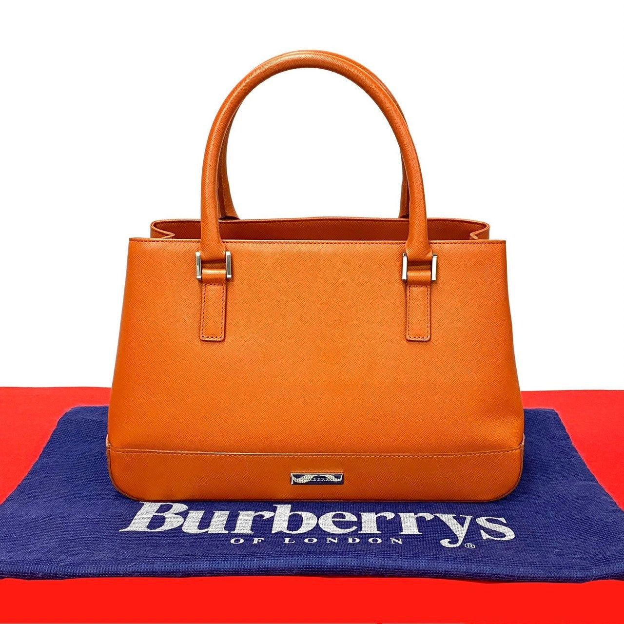 Burberry Burberry Handbag Orange Leather Size ONE SIZE - 1 Thumbnail