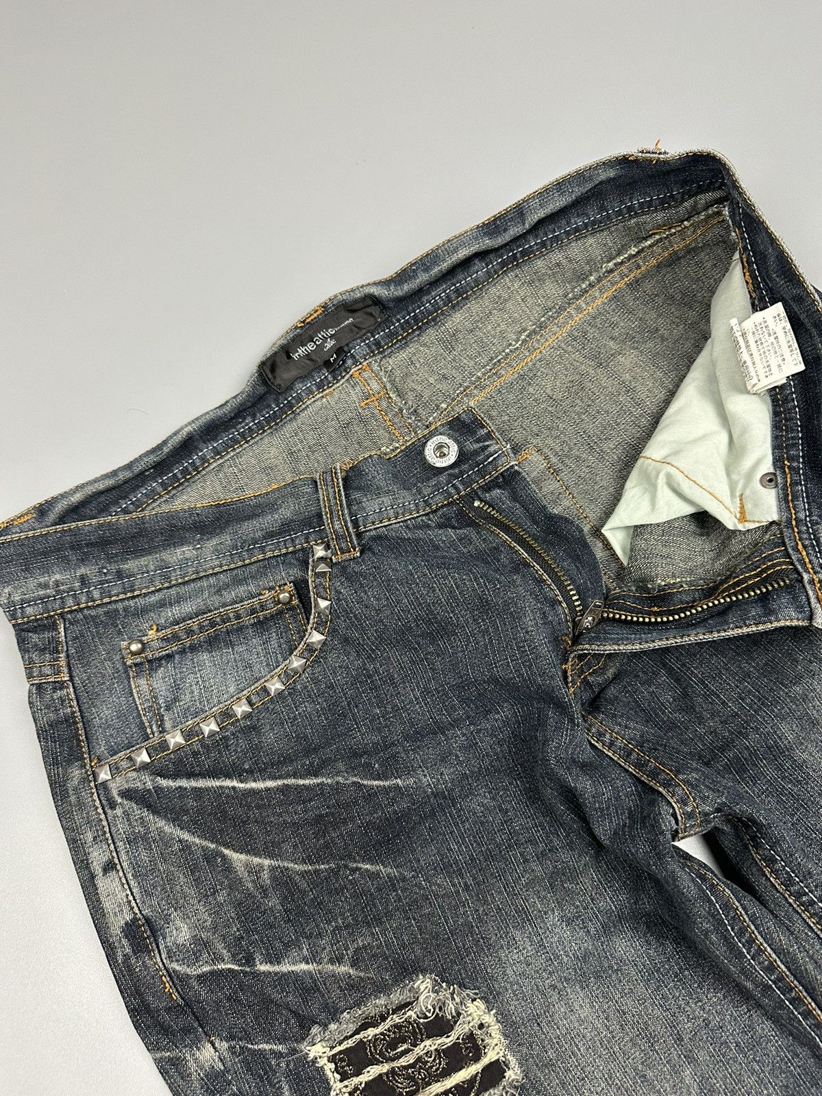 14th Addiction × In The Attic Vintage In The Attic Homme Flare Jeans Size US 33 - 10 Thumbnail