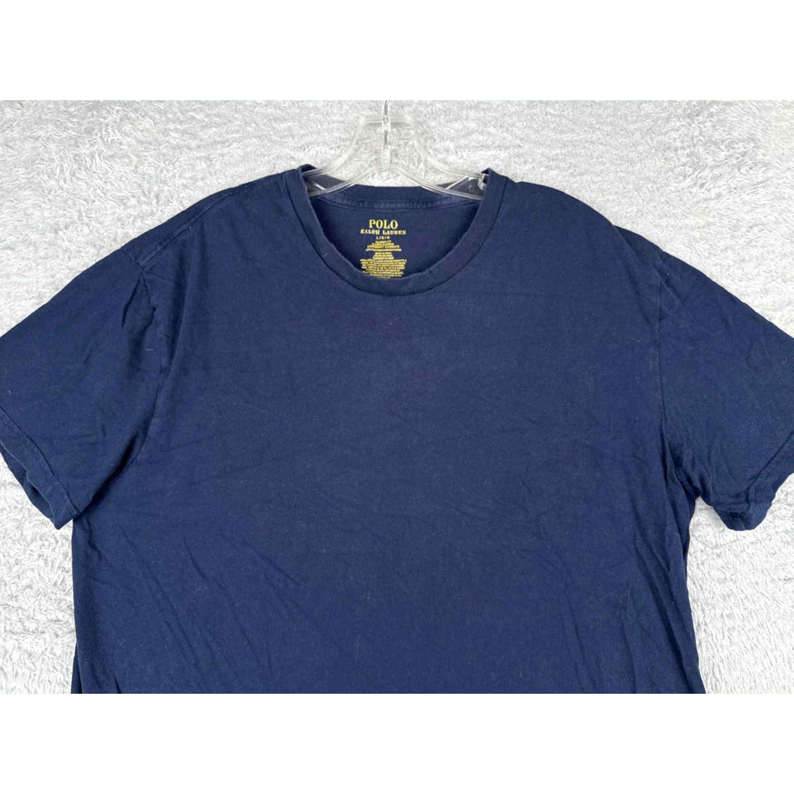 Ralph Lauren Polo Ralph Lauren Shirt Adult Large Blue Short Sleeve Cotton Classic Fit Embroidered Logo Mens Size US L / EU 52-54 / 3 - 4 Thumbnail