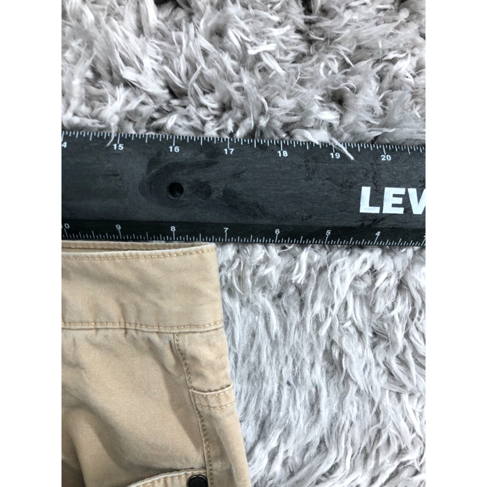 Vintage Sonoma Chino Pants 32x32 Beige Medium Wash Logo Flat Front 5-Pocket Classic Straight Men’s Pants Size US 32 / EU 48 - 2 Thumbnail