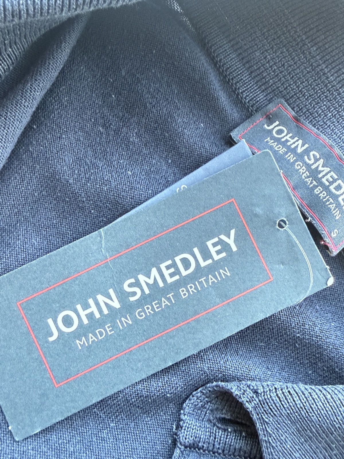 John Smedley John Smedley England Made Sea Island Cotton Mens Polo Shirt Size US S / EU 44-46 / 1 - 8 Thumbnail