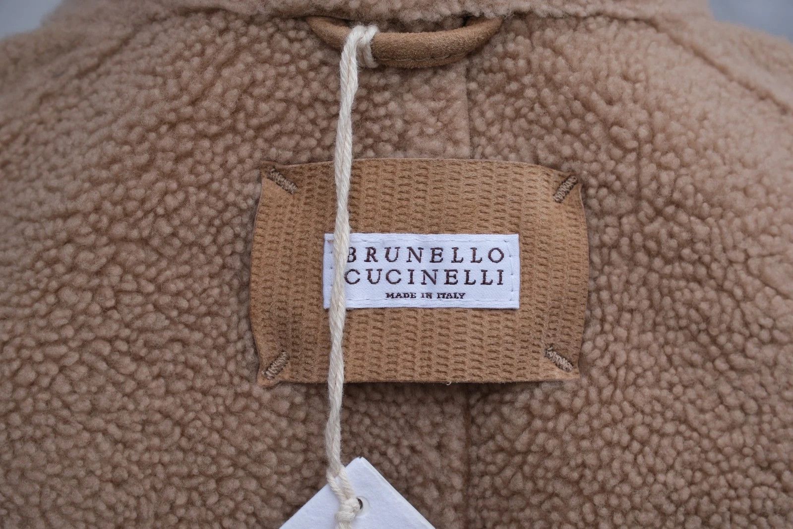 Brunello Cucinelli NEW Brunello Cucinelli Shearling Biker Brown Small Size US S / EU 44-46 / 1 - 5 Thumbnail