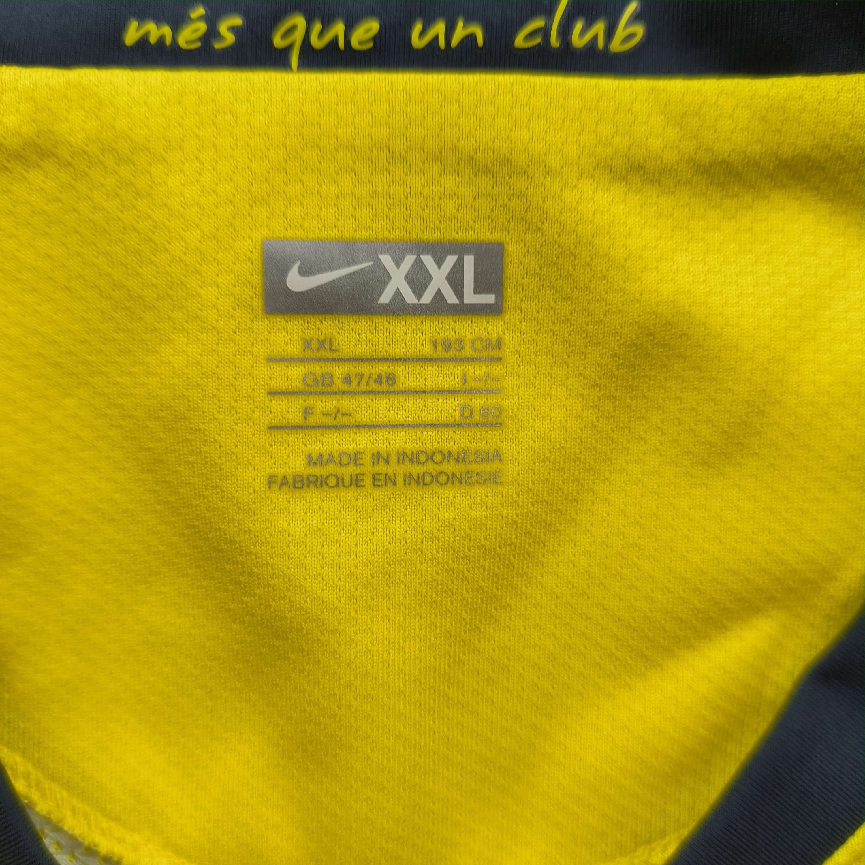 Nike Barcelona 2008-09 Nike away Player Issue football jersey XXL Size US XXL / EU 58 / 5 - 5 Thumbnail