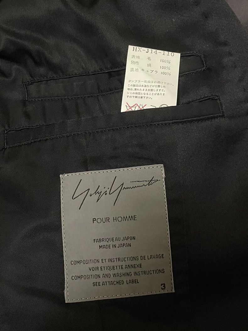 Yohji Yamamoto Yohji Yamamoto 07 Javelin lapel smoking jacket 2506-Nextarr Size US L / EU 52-54 / 3 - 4 Thumbnail