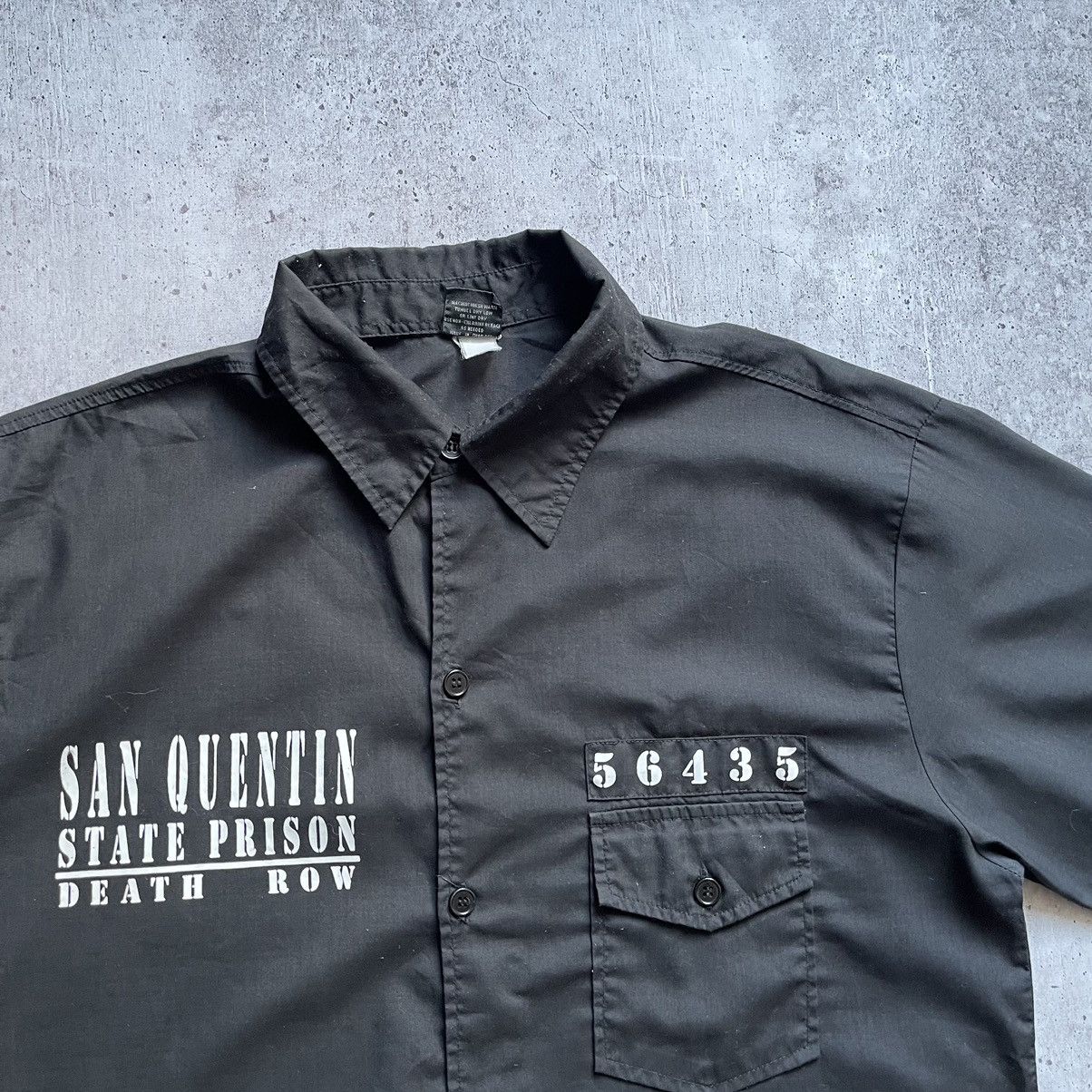 Vintage RARE Shirt San Quentin State Prison Death Row 56435 Size US XXL / EU 58 / 5 - 5 Thumbnail