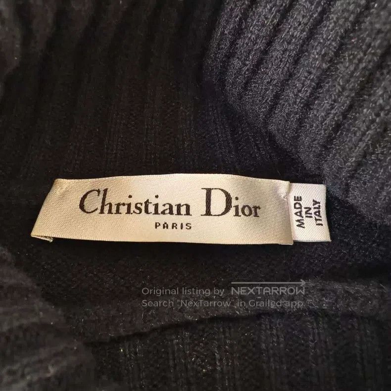 Dior Dior Letter logo striped inlaid slim sweater Size XXS / US 00 / IT 34 - 5 Thumbnail