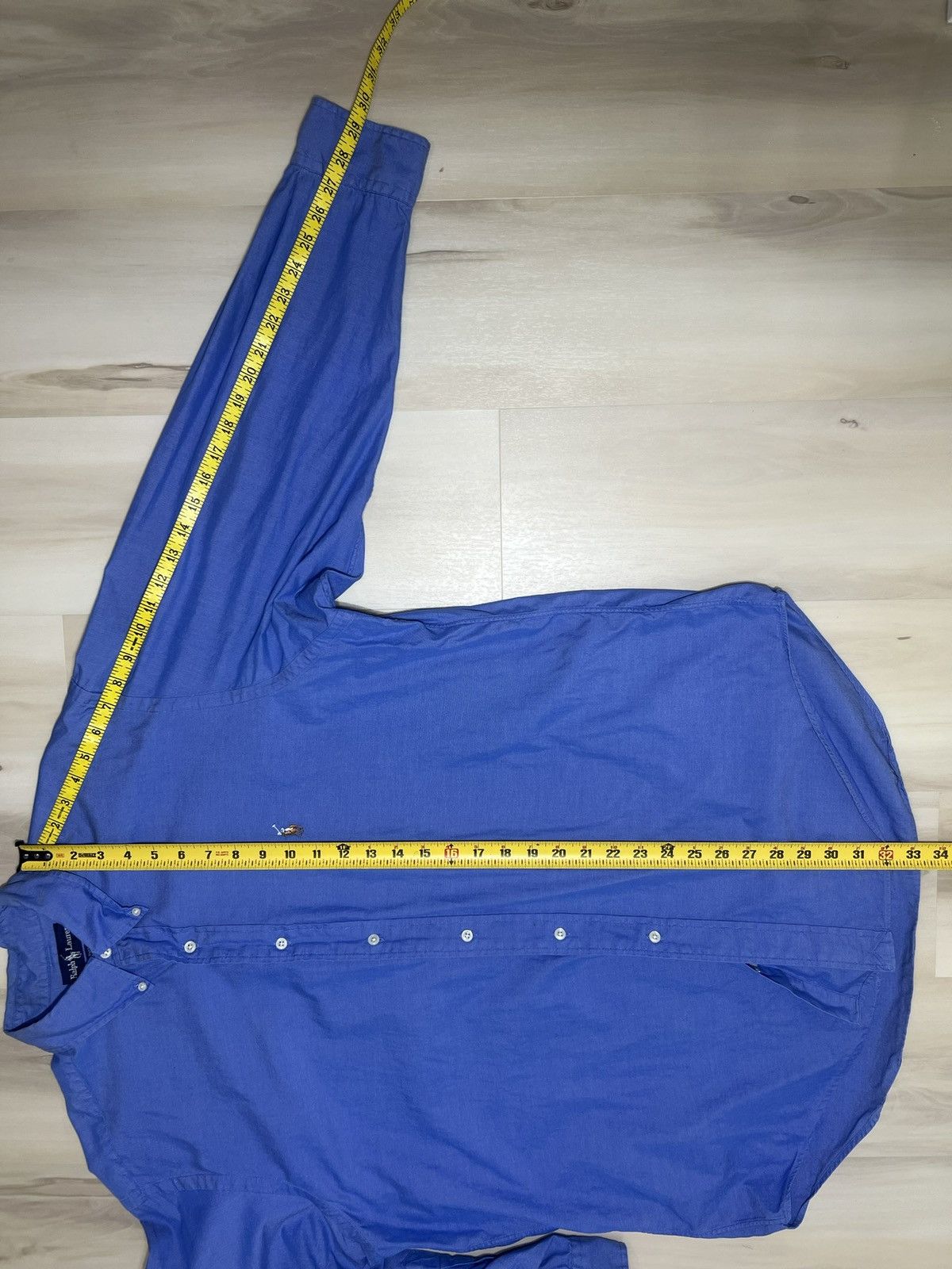 Polo Ralph Lauren Vtg Polo Ralph Lauren sz 17 Yarmouth Dress Pinpoint Oxford Size US XL / EU 56 / 4 - 5 Thumbnail