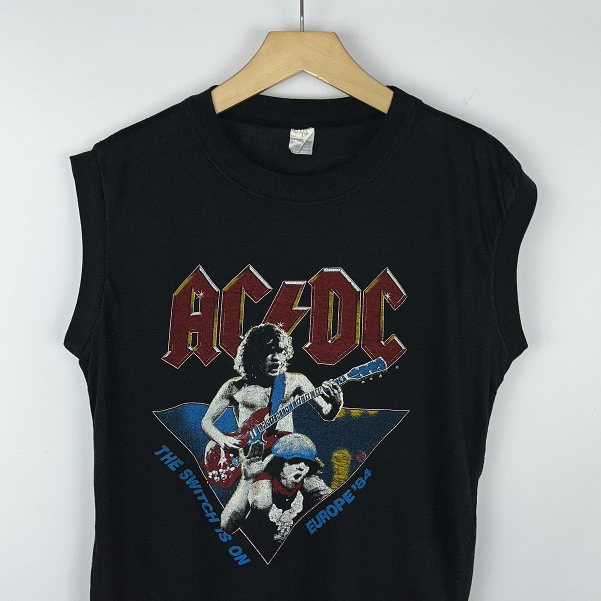 Band Tees Vintage AC/DC “the switch is on” rock band tank top 1984 Size US L / EU 52-54 / 3 - 2 Thumbnail