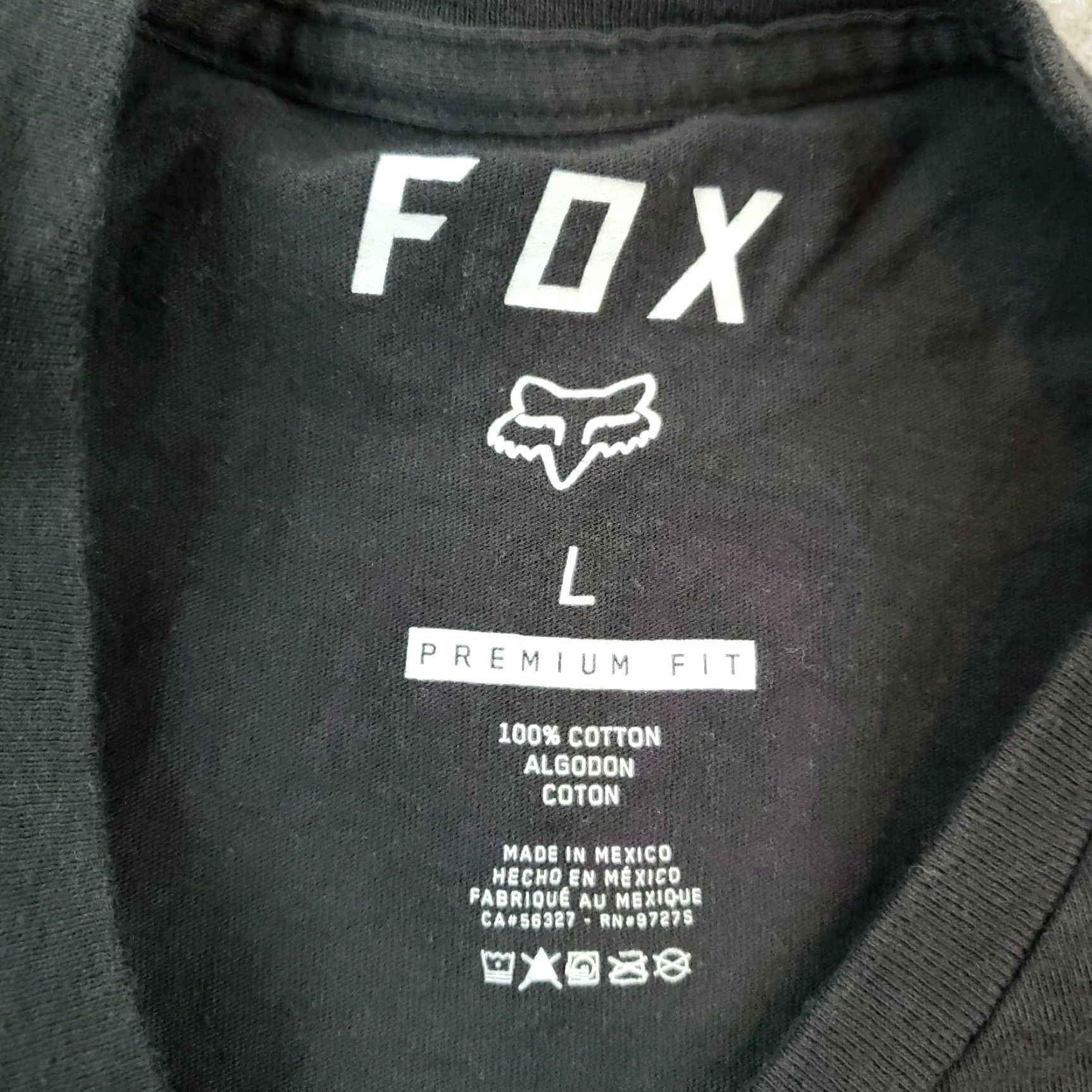Vintage Mens Large Black Crew Neck Short Sleeve Premium Fit Fox Facing T Shirt Size US L / EU 52-54 / 3 - 5 Thumbnail