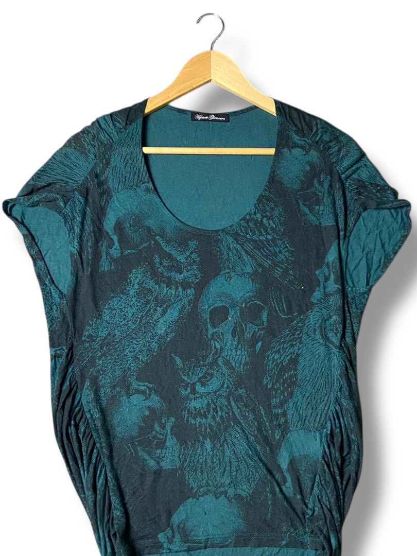 Hysteric Glamour Vintage HYSTERIC GLAMOUR Skull Print Shirts (135) Size US XXS / EU 40 - 6 Thumbnail