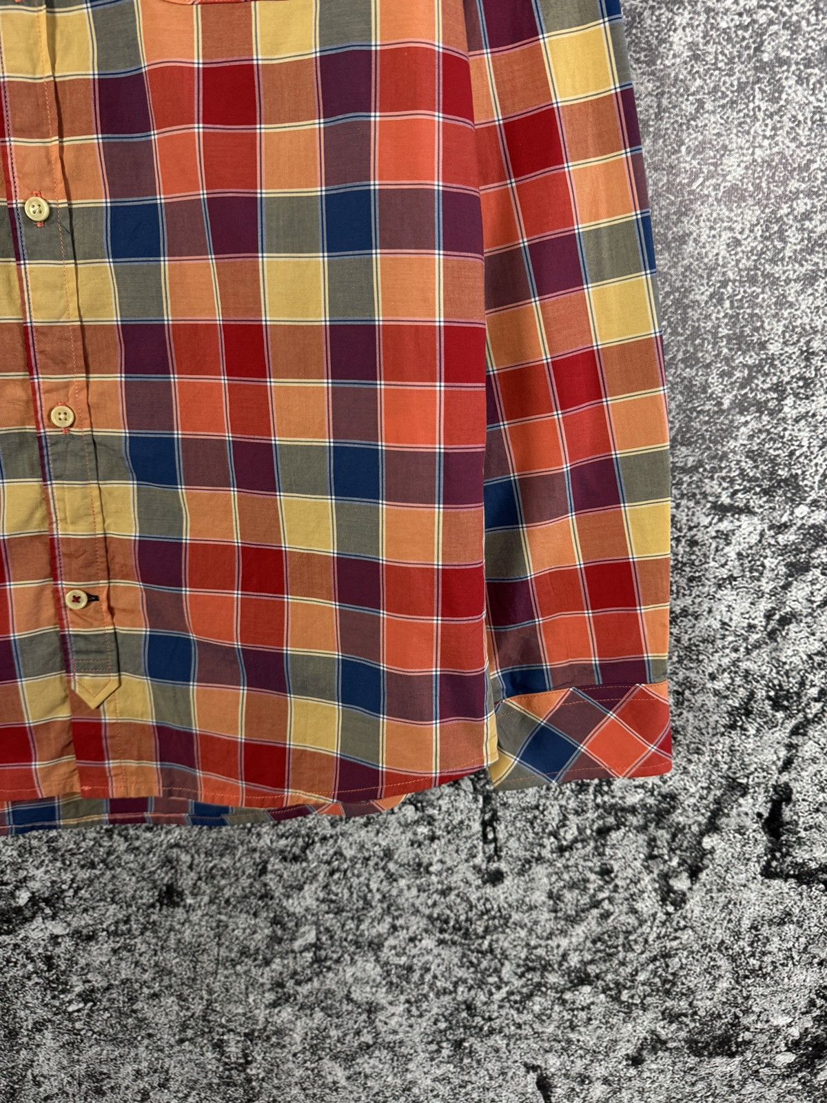 NN07 NN07 Derek Long Sleeve Plaid Shirt Button Up Multicolor Sz L Size US L / EU 52-54 / 3 - 5 Thumbnail