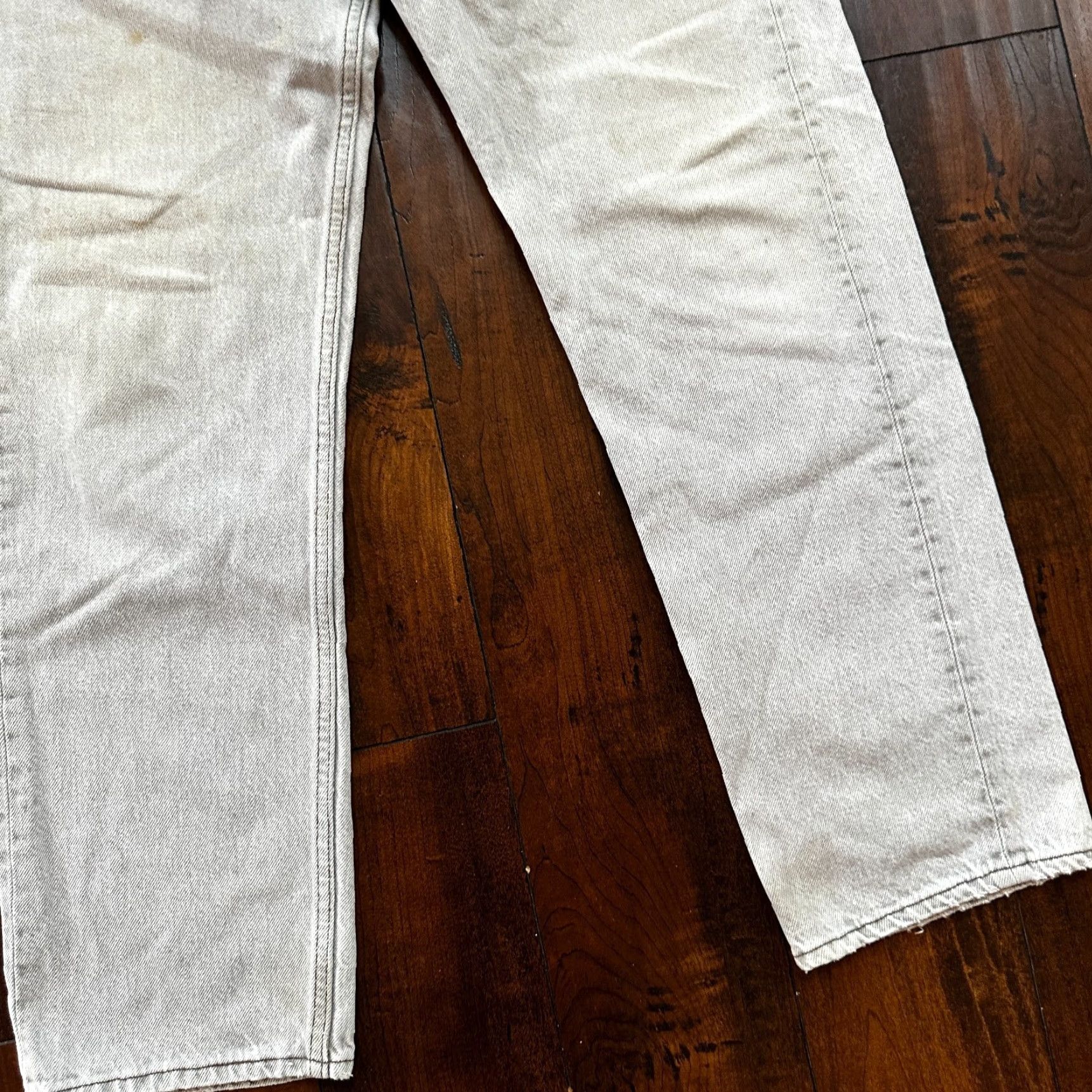 Levi's VTG Levi's 501 Jeans Button Fly 90s 80s Denim Grey 34x30 Men Classic Straight Vintage 501 XX Size US 34 / EU 50 - 3 Thumbnail