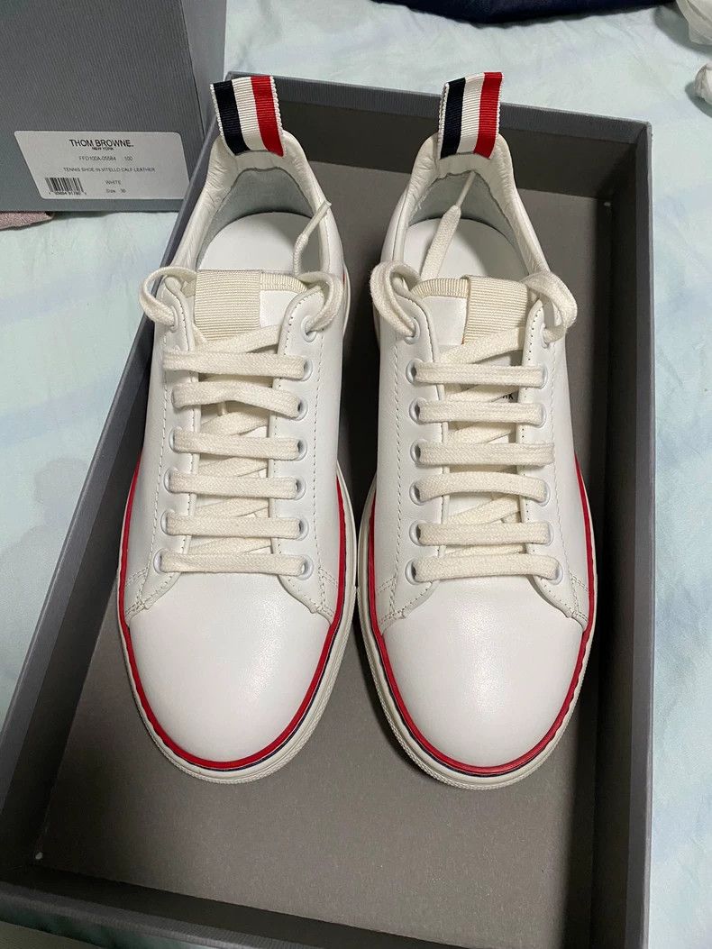Thom Browne Thom Browne white shoes Size US 5.5 / IT 35.5 - 1 Thumbnail