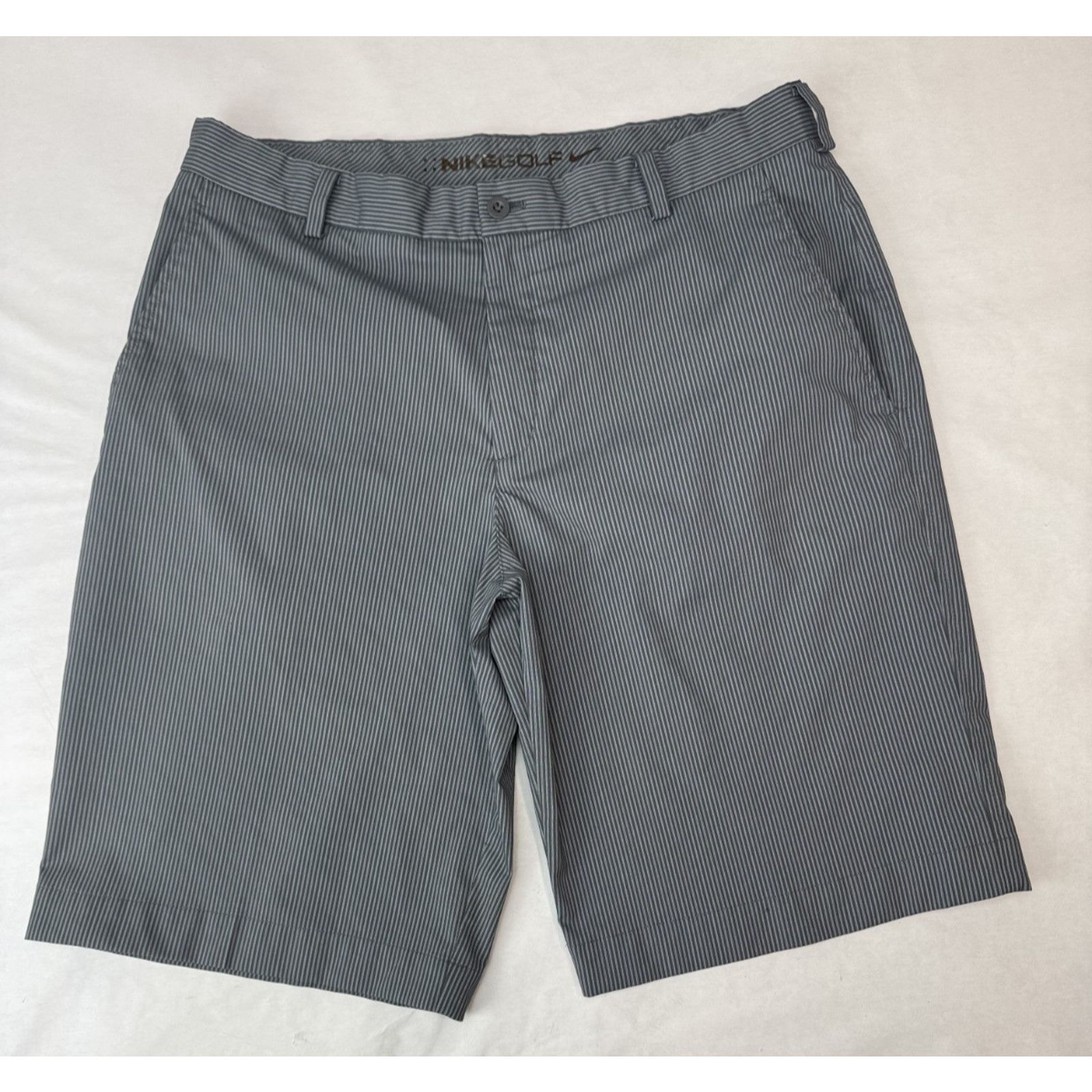 Nike Nike Golf Performance Shorts Men Gray Striped 11" 34 Size US 34 / EU 50 - 2 Thumbnail