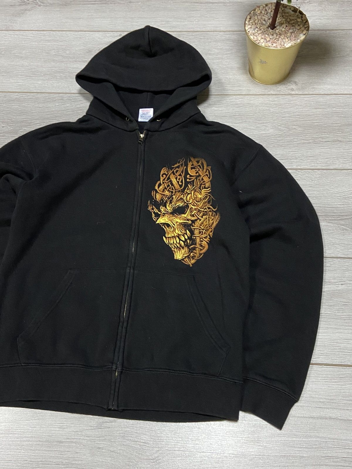 Band Tees Vintage Amon Amarth Band Hoodie Death Metal Black Streetwear Size US S / EU 44-46 / 1 - 5 Thumbnail