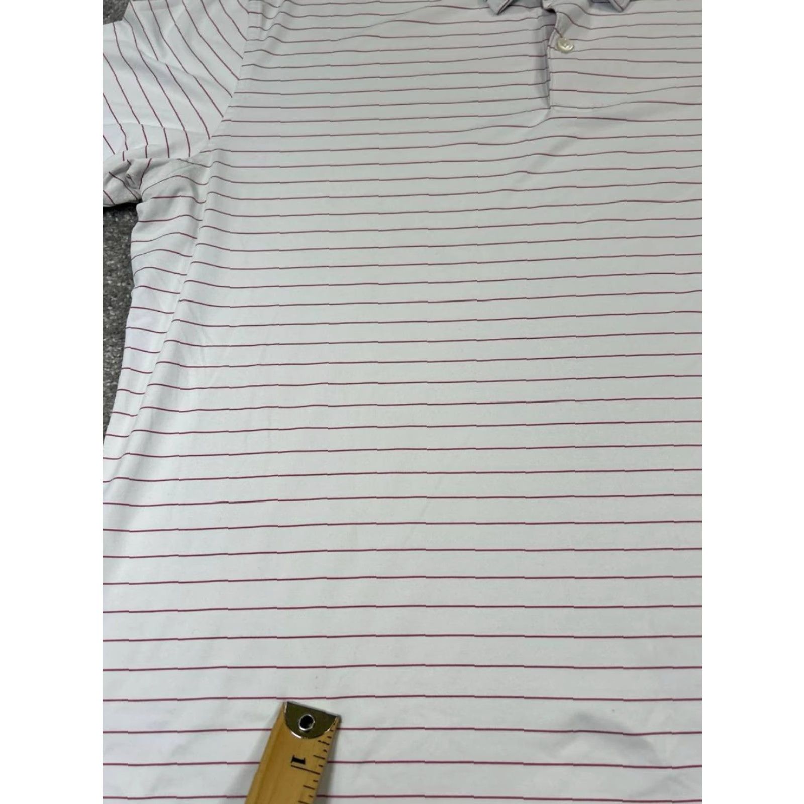 Peter Millar Peter Millar Polo Shirt Mens XL White Pink Crown Crafted Golf Shirt Size US XL / EU 56 / 4 - 6 Thumbnail