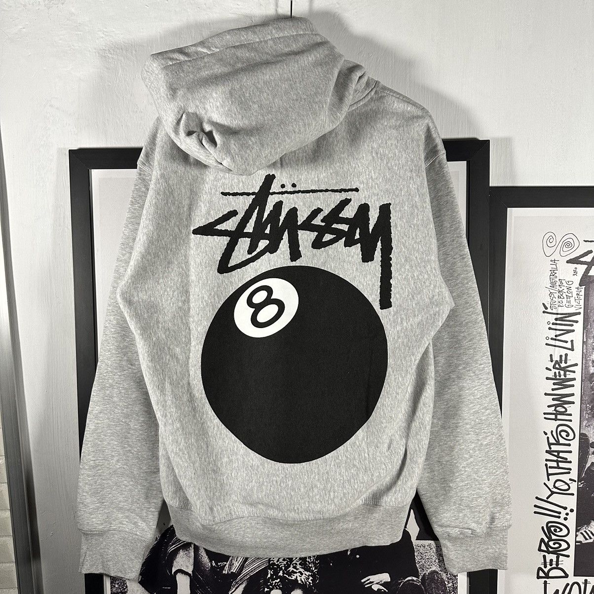 Pre-owned Stussy X Vintage Stussy 8 Ball Ash Heather-small