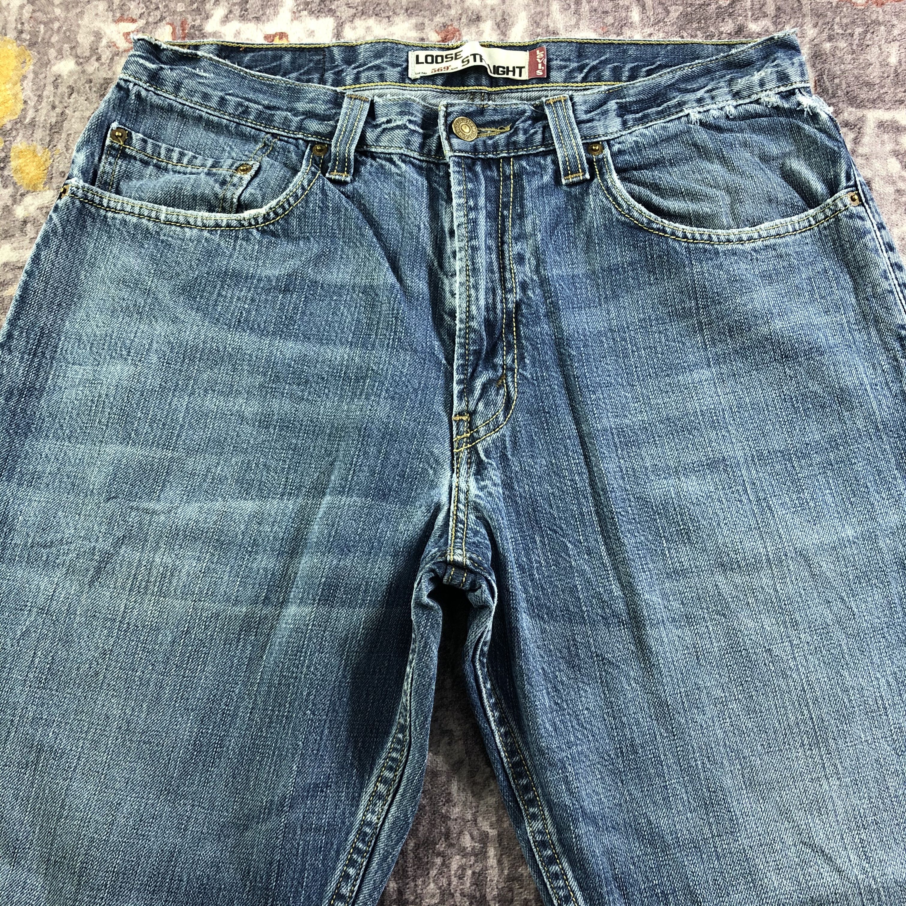 Levi's × Vintage Vintage Blue Wash Levis 569 Jeans-JM3381 Size US 34 / EU 50 - 3 Thumbnail