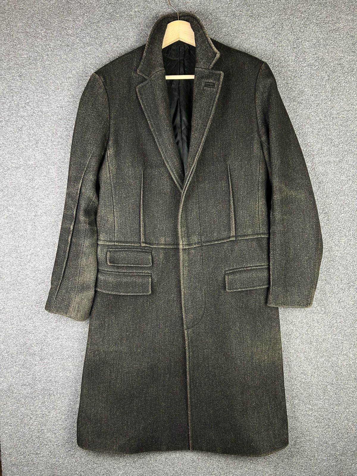 image of Rykiel Homme Wool Coat in No Colour, Women's (Size Medium)