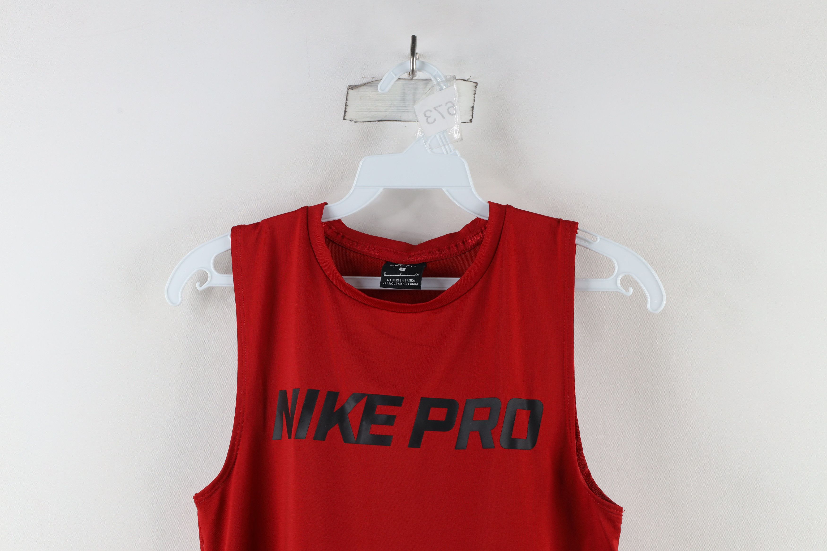 Nike × Vintage Nike Pro Compression Training Sleeveless Muscle Gym T-Shirt Size US S / EU 44-46 / 1 - 2 Thumbnail