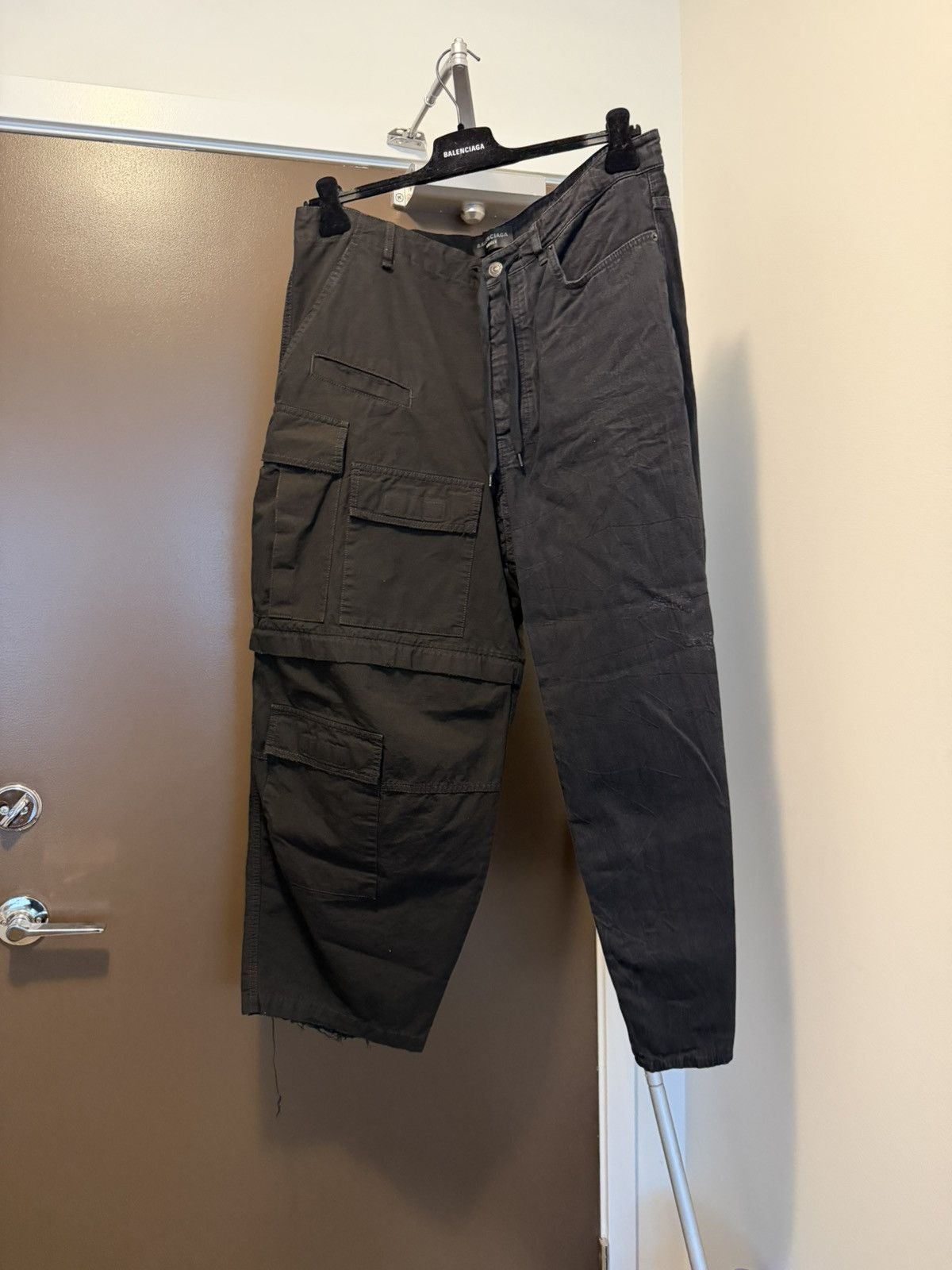 Balenciaga Balenciaga Hybrid Cargo Denim Size US 33 - 6 Thumbnail