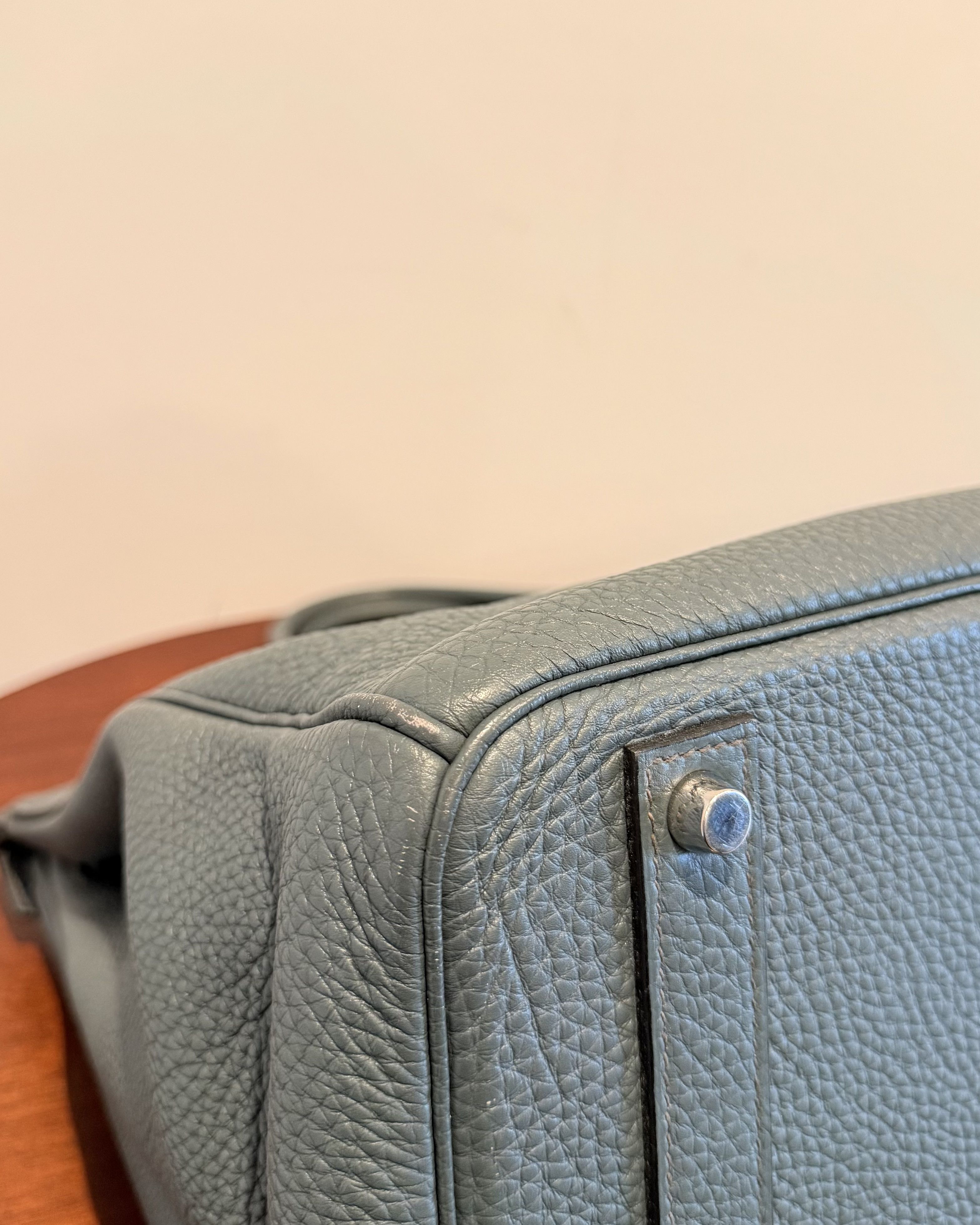 Hermes Hermes Bleu Orage Togo Birkin 40 Size ONE SIZE - 10 Thumbnail