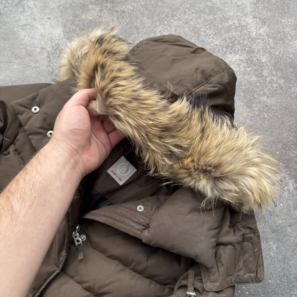 Bogner Bogner Fur Hooded Ski Down Puffer Jacket Size M / US 6-8 / IT 42-44 - 4 Thumbnail
