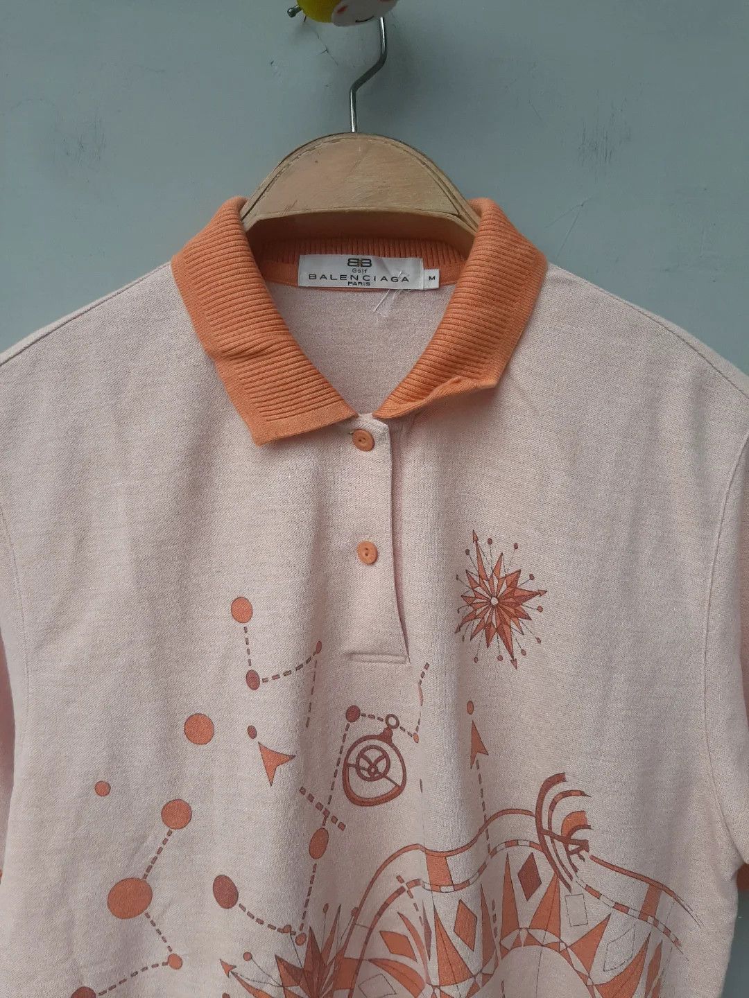 Balenciaga Vtg Balenciaga art polo shirt Size US M / EU 48-50 / 2 - 3 Thumbnail