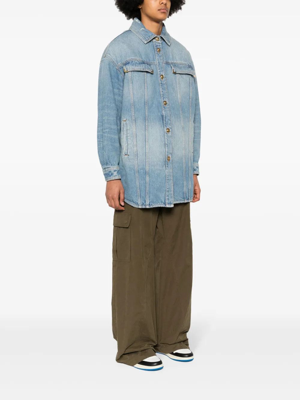 o1y1125 Denim Shirt in Blue