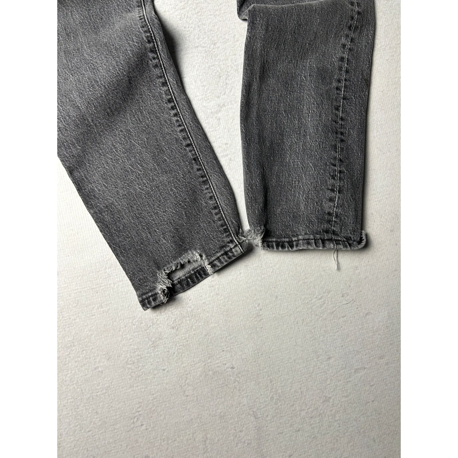 Levi's Vintage 90s Levis 501 Black Straight Jeans - Women's 33Wx28L Size 33" - 3 Thumbnail