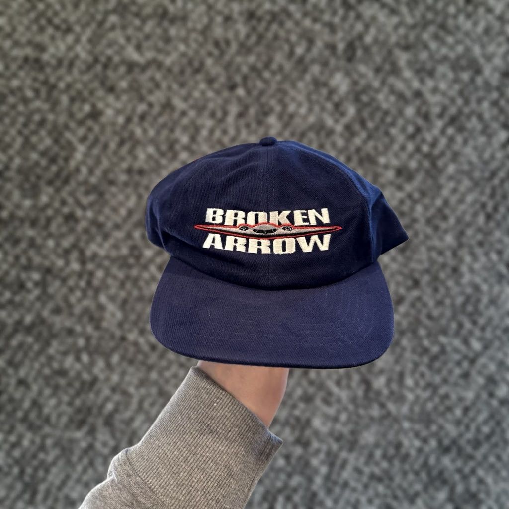 Arrow VINTAGE 1996 Movie Promo Snapback Hat Cap Christian Slater Travolta Mohr’s Men One Size Blue Adjustable Cotton Cap Hat Size ONE SIZE - 1 Thumbnail