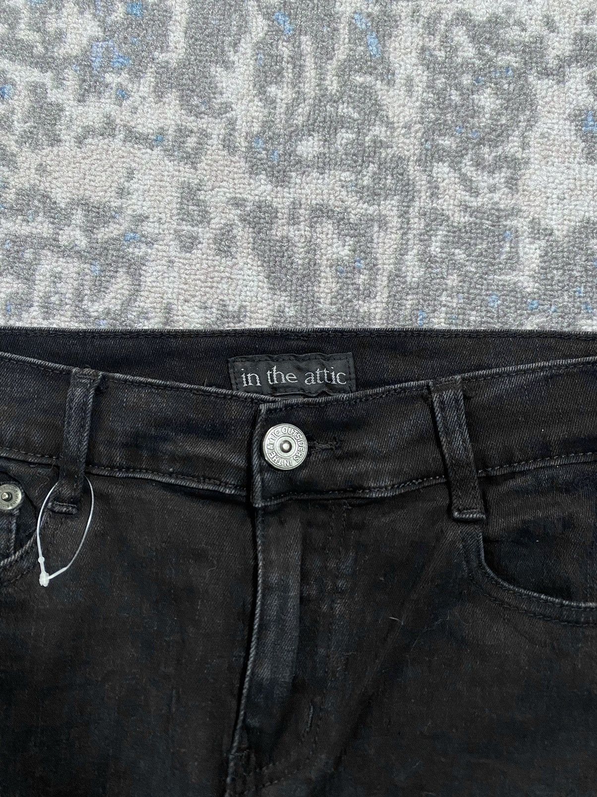 In The Attic In the attic distressed punk gothic denim jeans Size US 30 / EU 46 - 4 Thumbnail
