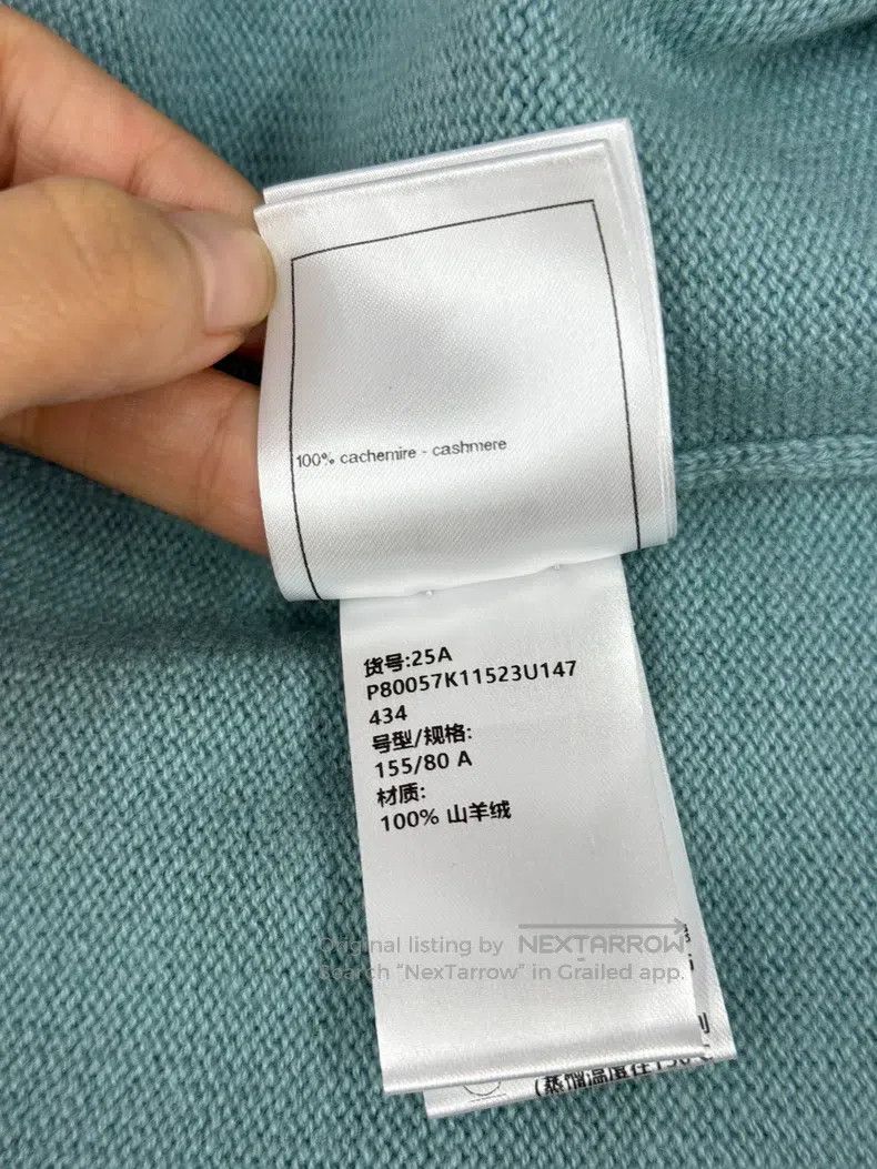 Chanel Chanel 25A blue suspender cashmere dress Size XXS / US 00 / IT 34 - 6 Thumbnail