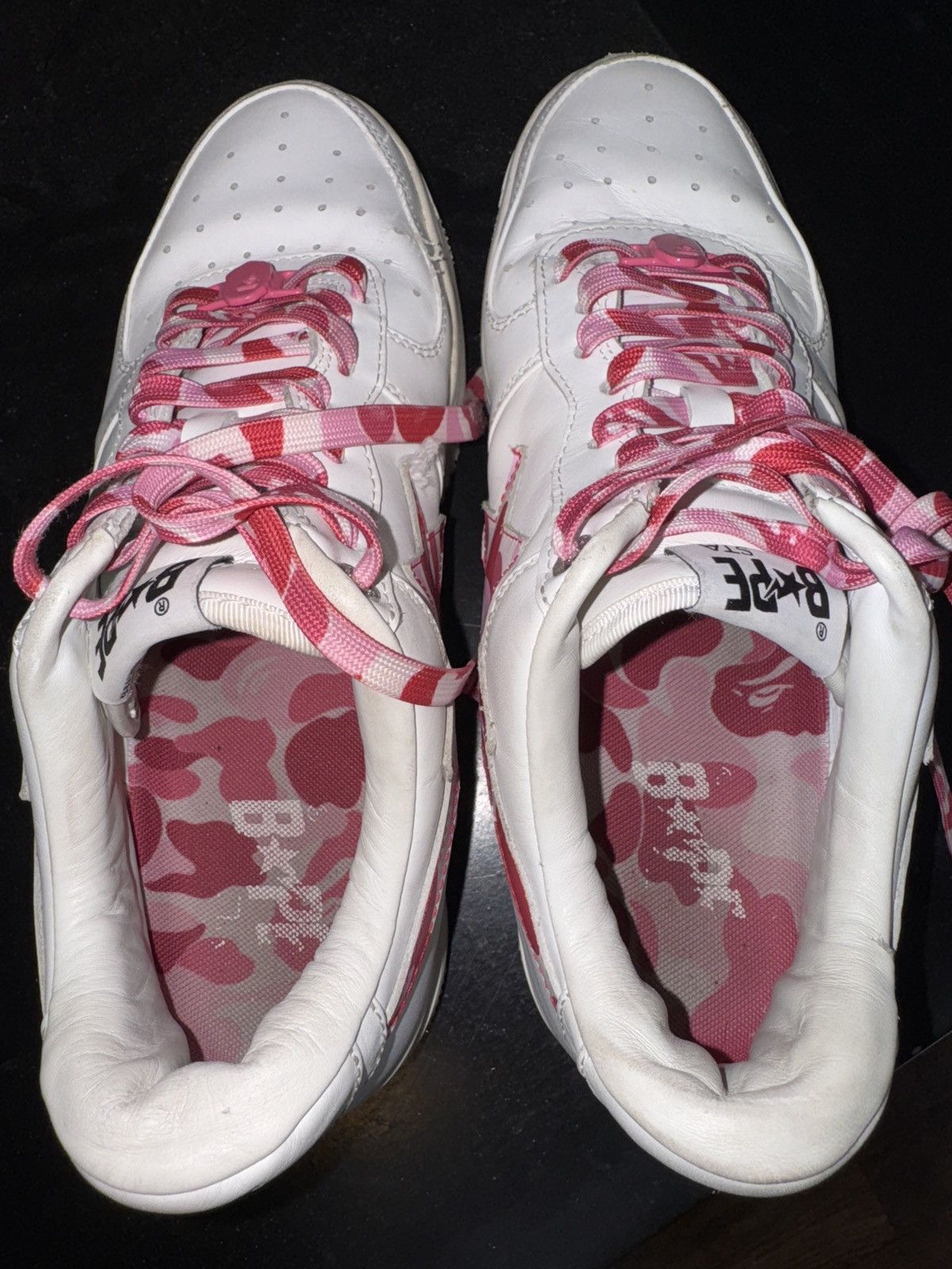 Bape Bapesta 'ABC Camo Pack - Pink' Size US 10 / EU 43 - 6 Thumbnail