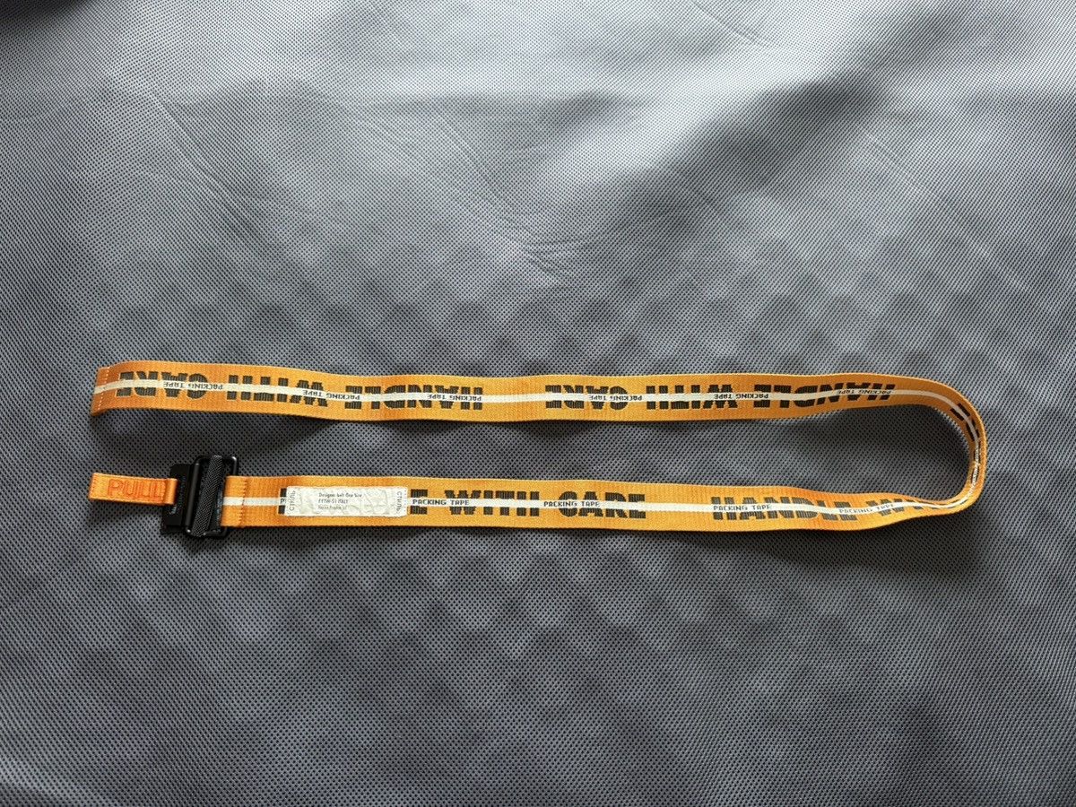Heron Preston Heron Preston Handle With Care Tape Belt Size ONE SIZE - 1 Thumbnail
