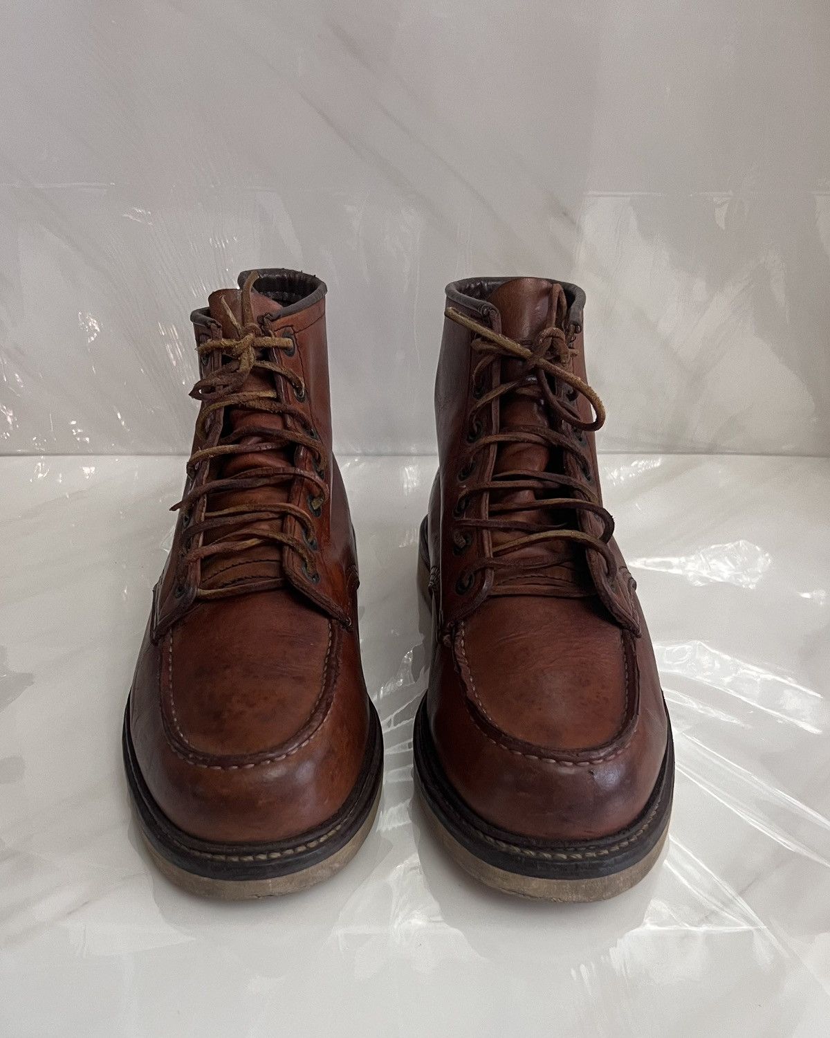 Red Wing Red wing #1907 classic moc toe brown leather boot size 9 D Size US 9 / EU 42 - 12 Thumbnail