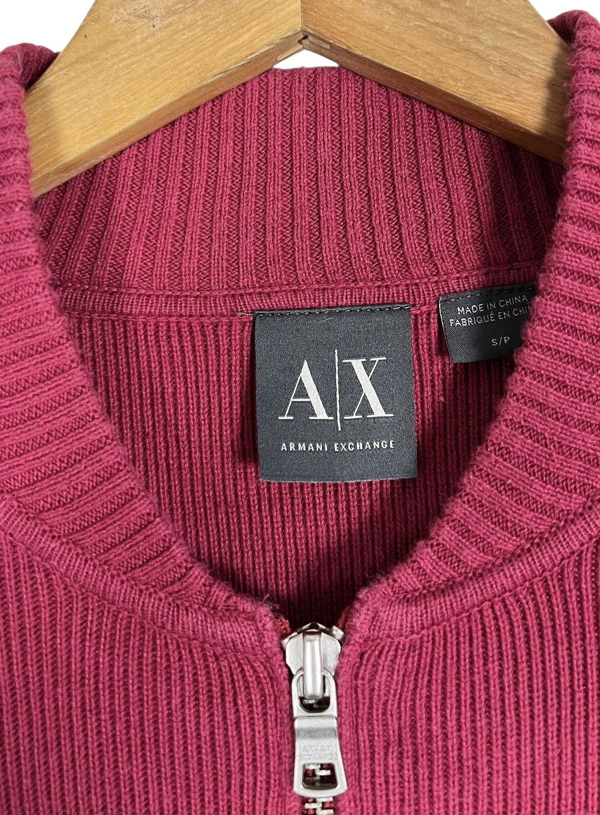 Armani Exchange Armani Exchange A.X.N.Y. .91 Ribbed Knit Bomber Jacket Size S / US 4 / IT 40 - 5 Thumbnail