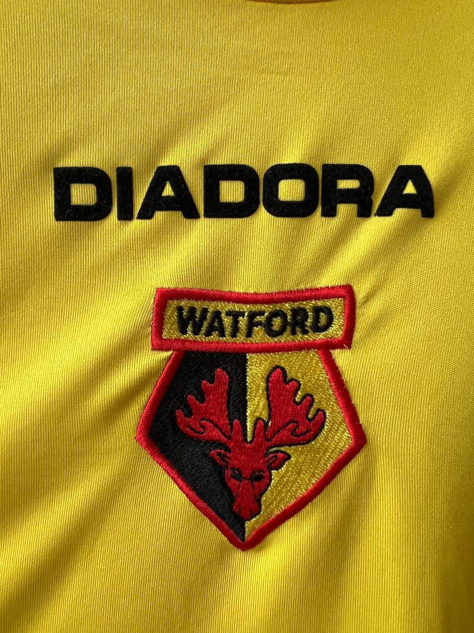 Diadora 2006/07 WATFORD FC HOME SOCCER JERSEY FOOTBALL SHIRT DIADORA Size US L / EU 52-54 / 3 - 5 Thumbnail