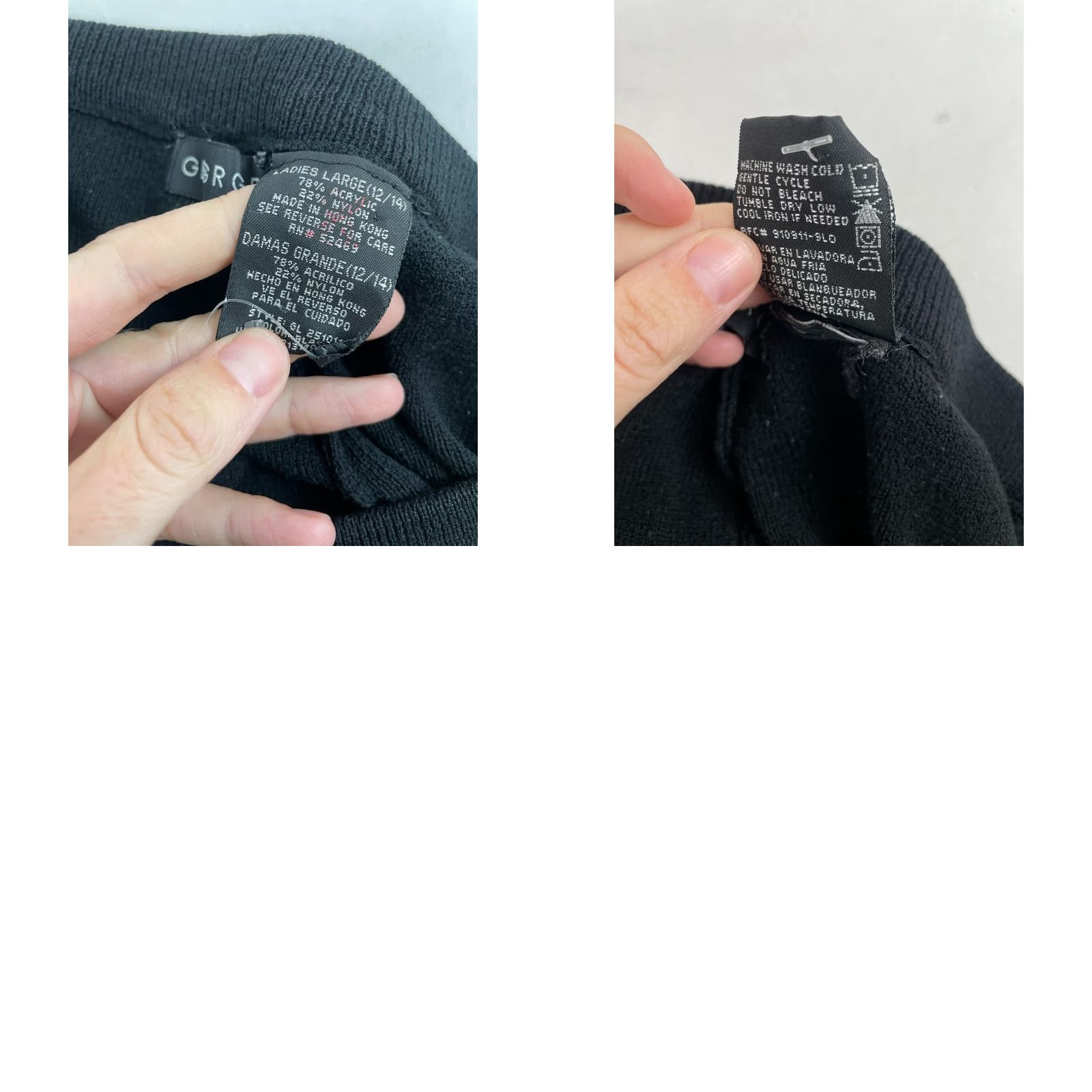 George George Pants Women's Large Black Pull On Dress Pants High Rise Size L / US 10 / IT 46 - 8 Thumbnail