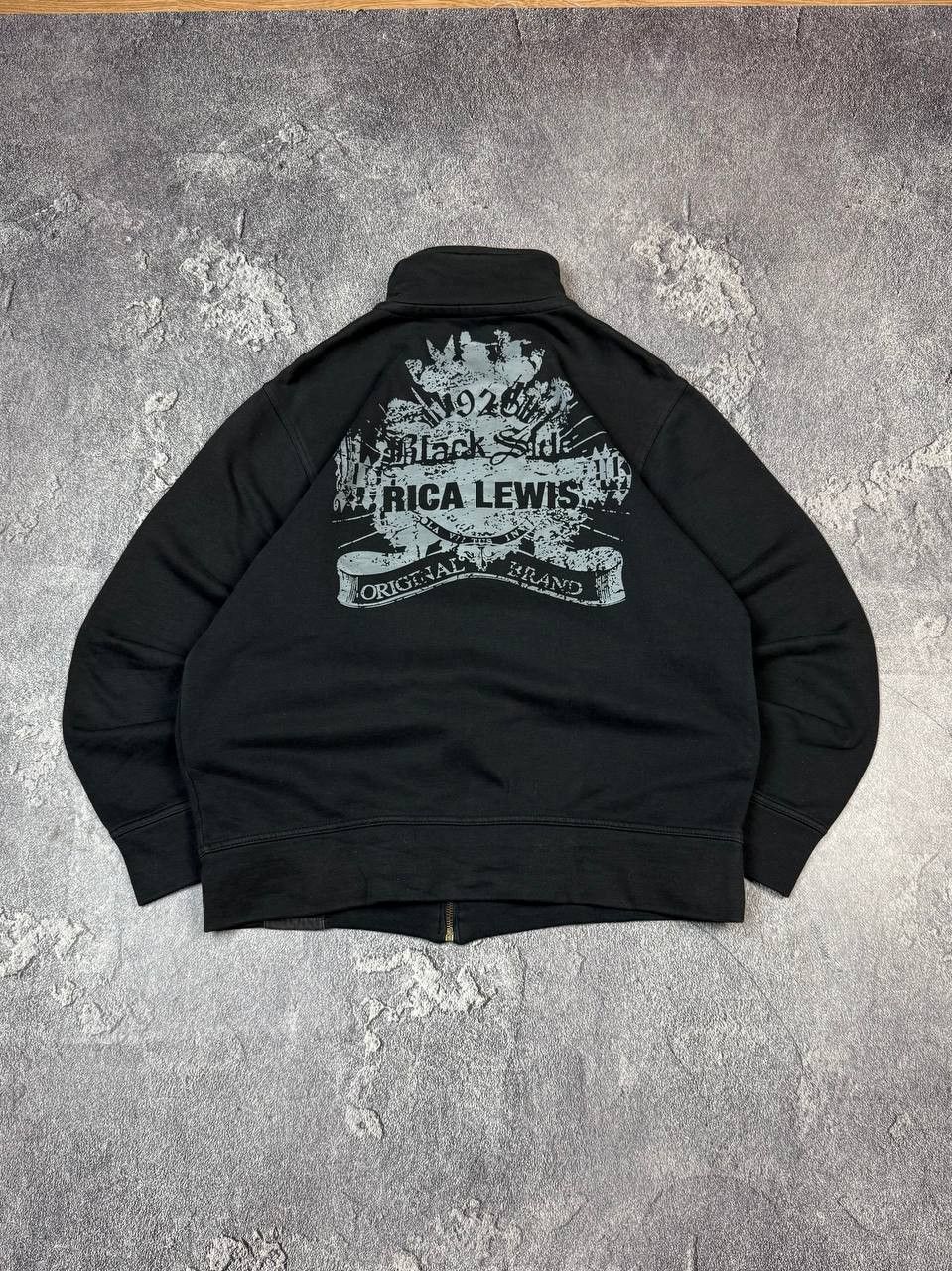 If Six Was Nine Y2K Gothic Full Zip Graphic Print 2000s Style Sweatshirt Size US L / EU 52-54 / 3 - 1 Thumbnail