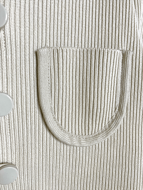 Chloe Heavy weight ribbed sweater jacket Size M / US 6-8 / IT 42-44 - 5 Thumbnail