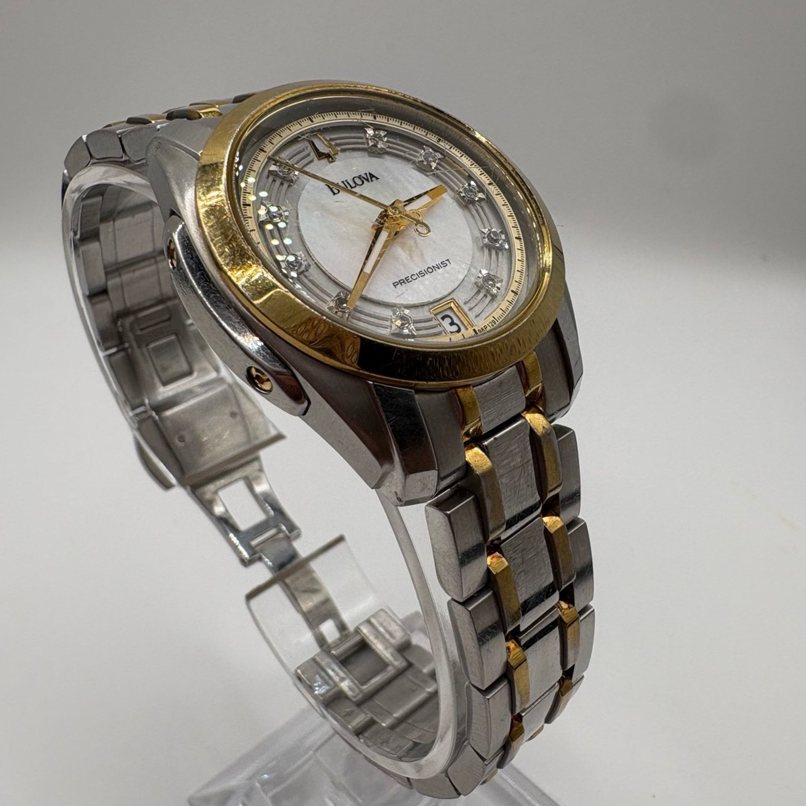 Bulova Bulova Precisionist 98P129 Women's Watch - Diamond & Pearl Size ONE SIZE - 2 Thumbnail