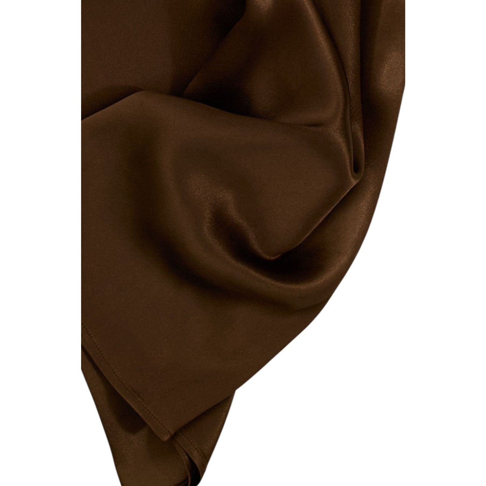 Yves Saint Laurent Rive Gauche Brown Silk Top Size XS / US 0-2 / IT 36-38 - 3 Thumbnail